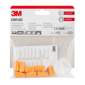 3M Ear Plugs 1100 With Storage Box (4 Pairs)