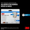 3M Organic Vapour Filter 6055, A2 For 6000 & 6500 Series