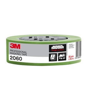 3M 2060 Rough Surface Professional Masking Tape 1.5" / 36mm (Green)