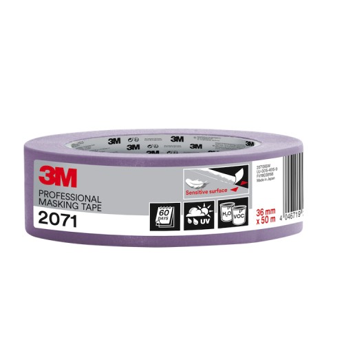 3M 2071 Sensitive Professional Masking Tape 1.5" / 36mm (Purple)