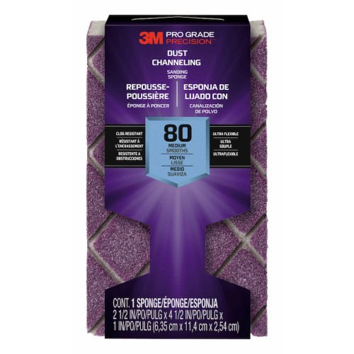 3M Pro Grade Precision Dust Channelling Sanding Sponge