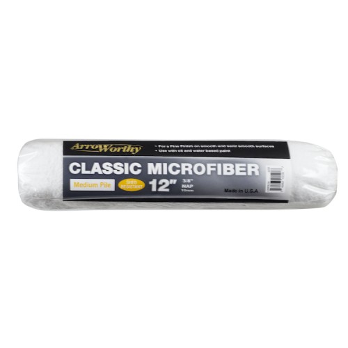 Arroworthy Classic Microfiber 12" 3/8" Roller Sleeve (Semi Smooth)