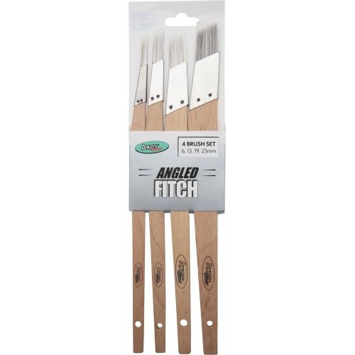 Axus Decor Grey Series Angled Fitch Brush Set 