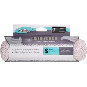 Axus Decor Silk Touch 9" Roller Sleeve - Short Pile (Smooth)