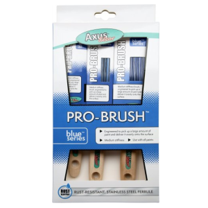 Axus Decor Blue Pro Brush 3 Pack