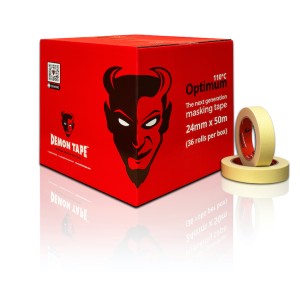 Demon Optimum110°C  Masking Tape 1" / 24mm Box of 36 