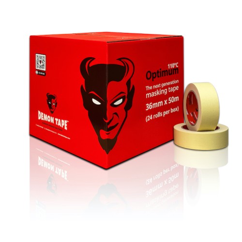 Demon Optimum110°C  Masking Tape 1.5" / 36mm Box of 24 