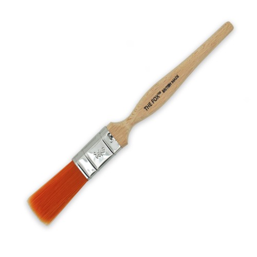 The Fox Original 0.75" Straight Cut Paint Brush