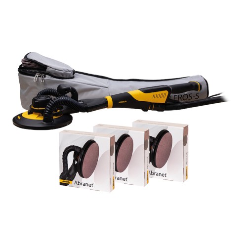 Mirka LEROS-S 950X Dual Voltage Wall & Ceiling Sander Deco Solution Kit 