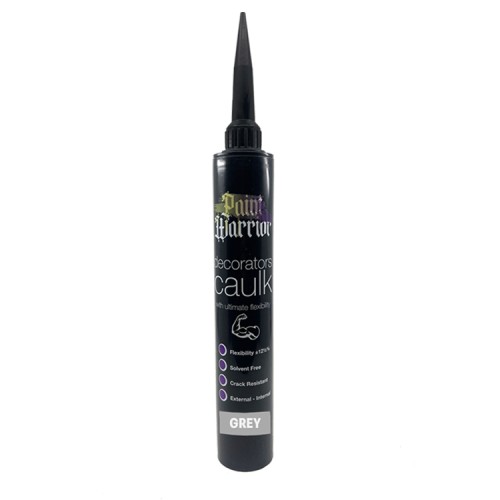 Paint Warrior Flexible Decorators Caulk 380ml - Grey (Single)