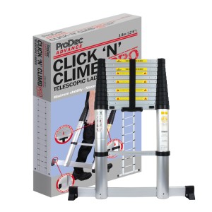 Prodec Click 'N' Climb Pro Telescopic Ladder 3.8m