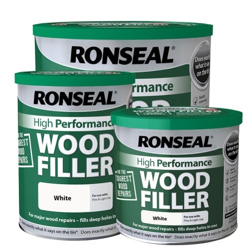 Ronseal High Performance Wood Filler - White