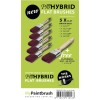 Staalmeester 'The Works' Pro Hybrid Flat Brush Set 5 + 1 Brush Free Pack