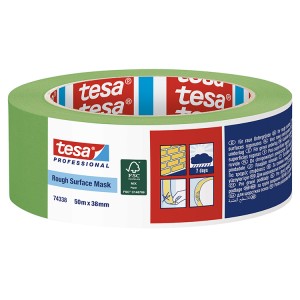 Tesa Professional Rough Surface Masking Tape 1.5" / 38mm (Green)