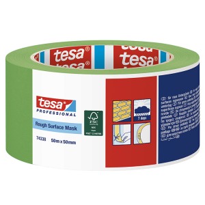 Tesa Professional Rough Surface Masking Tape 2" / 50mm (Green)