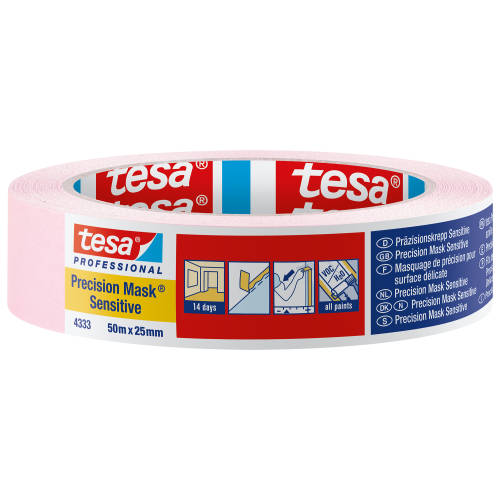 Tesa Precision Masking Tape Sensitive 1" / 25mm (Pink)