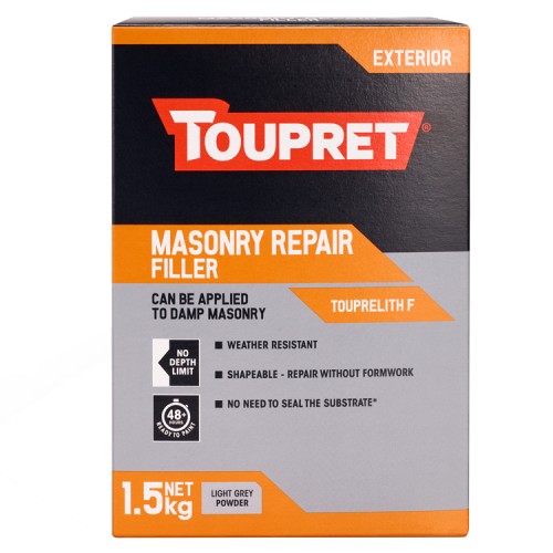 Toupret Masonry Repair Touprelith Filler 1.5kg