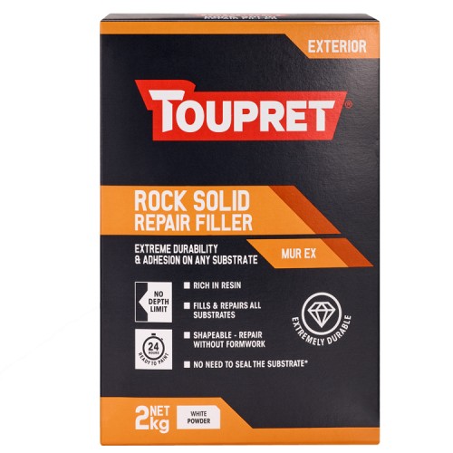 Toupret Rock Solid Repair Murex Filler 2kg