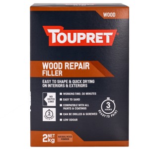 Toupret Wood Repair Filler 2kg - Natural