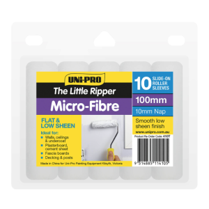 Uni-Pro High Tech Micro-Fibre 4" 10mm Nap 10 Pack