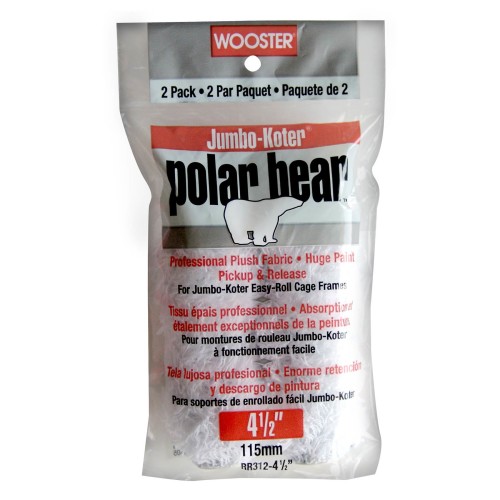 Wooster Jumbo Koter Polar Bear 4.5"