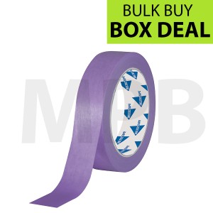 Deltec Purple Masking Tape Delicate 1" Box Of 36