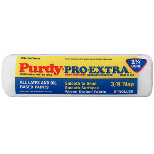 Purdy Pro Extra 9" White Dove 3/8" Nap (Semi Smooth)