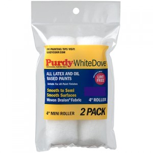 Purdy 4" 1/2" White Dove 2 Pack