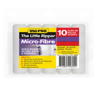 Uni-Pro High Tech Micro-Fibre 4" 4mm Nap 10 Pack