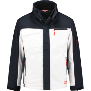 WorkMan 2511 Winter Softshell Jacket White/Navy