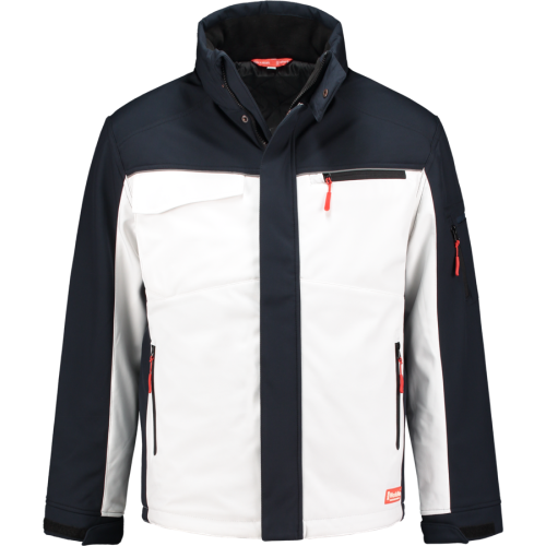 WorkMan 2511 Winter Softshell Jacket White/Navy