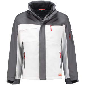 WorkMan 2518 Winter Softshell Jacket White/Grey